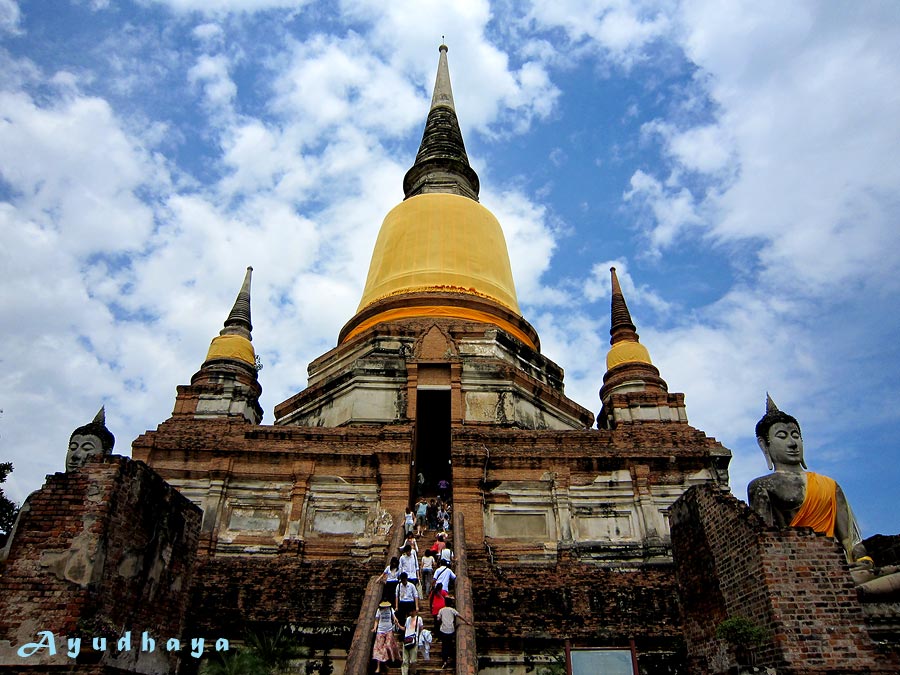 ท่องเที่ยว อยุธยา วัดนิเวศธรรมประวัติ วัดใหญ่ชัยมงคล วัดมหาธาตุ วัดหน้าพระเมรุ เพนียดคล้องช้าง ไหว้พระทำบุญ ที่เที่ยวอยุธยา ที่เที่ยวพระนครศรีอยุธยา