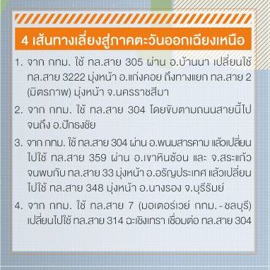 เส้นทางไปอีสาน
