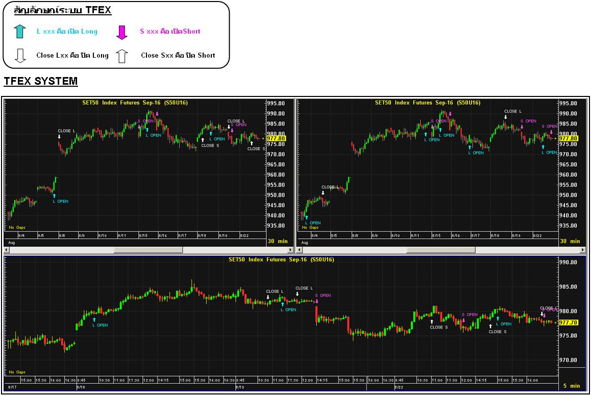 Trading system tfex
