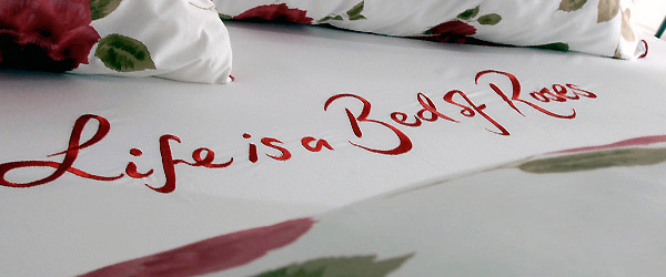 Essay about,life is not a bed of roses