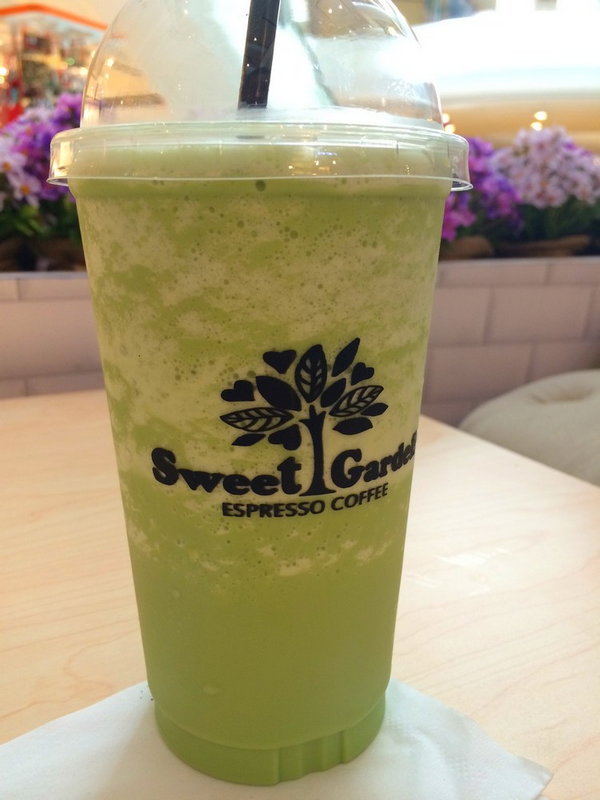 ชาเขียวปั่น sweet garden