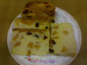 Butter Cake Upside Down Apple+Rasin