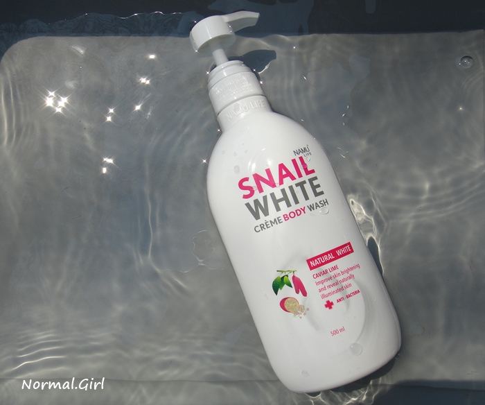 Normal.Girl Review Snail White Crème Body Wash (สูตร
