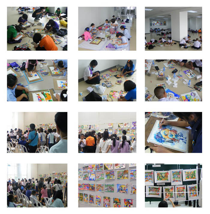 อาจารย์พัลลภ อนุสนธิ์พรเพิ่ม กรรมการตัดสินงานประกวดวาดภาพ งานเกษตรแฟร์ นักวาดภาพทางการแพทย์