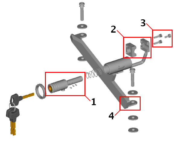 solex click lock set