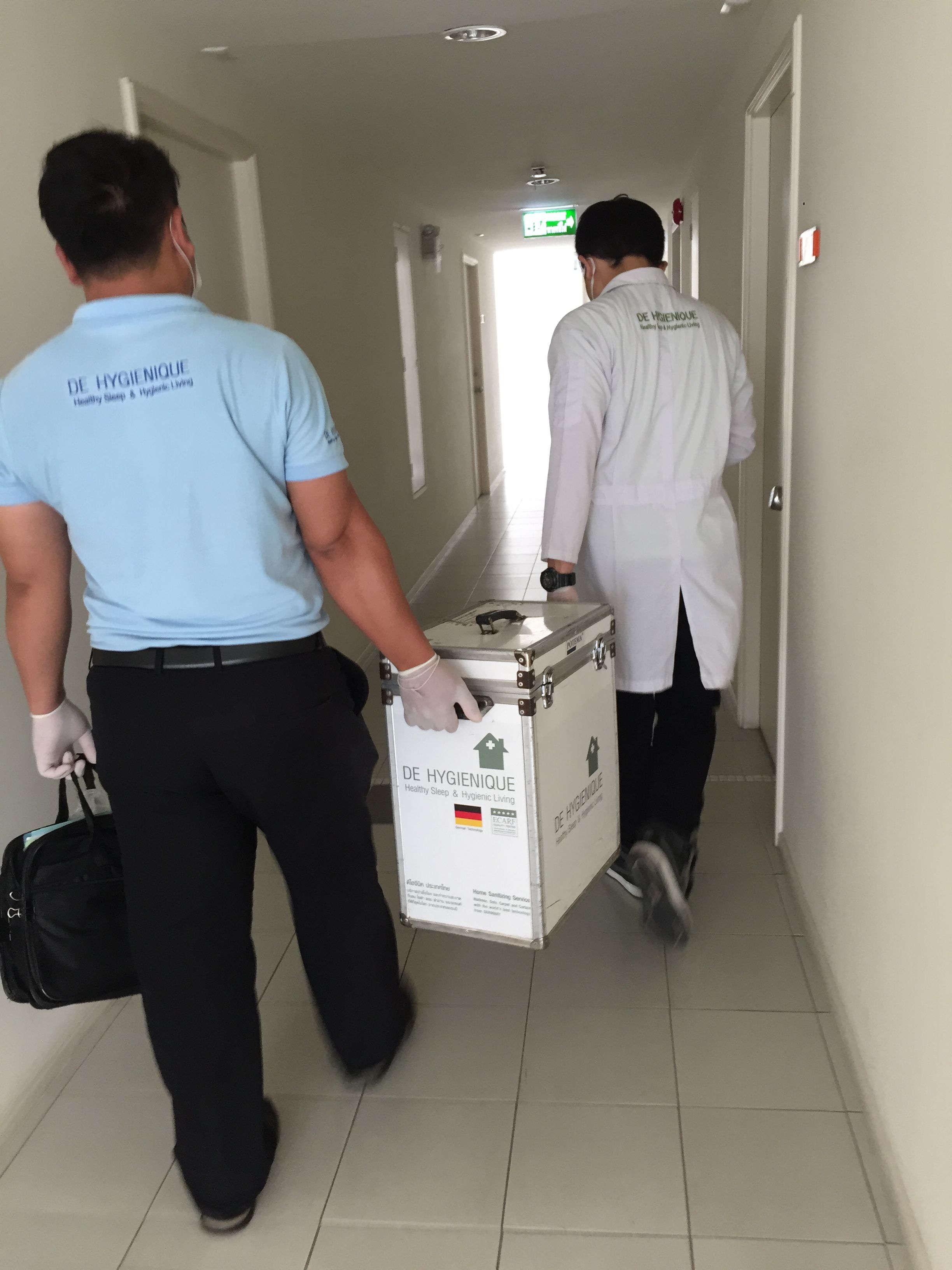 Review De Hygienique บริการทำความสะอาดและฆ่าเชื้อโรคที่นอน ที่แห้ง