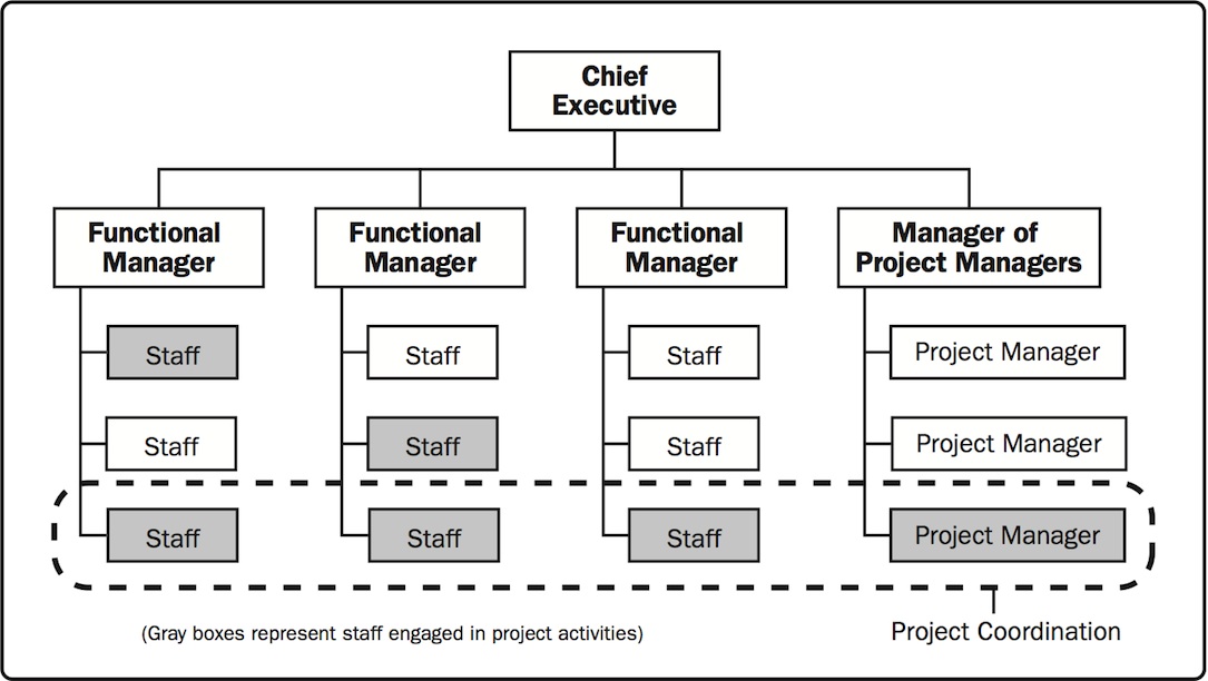 Functional Matrix Projectized Bloggang.com : apichaij : โครงสร้างขององค์กร Organizational Structures