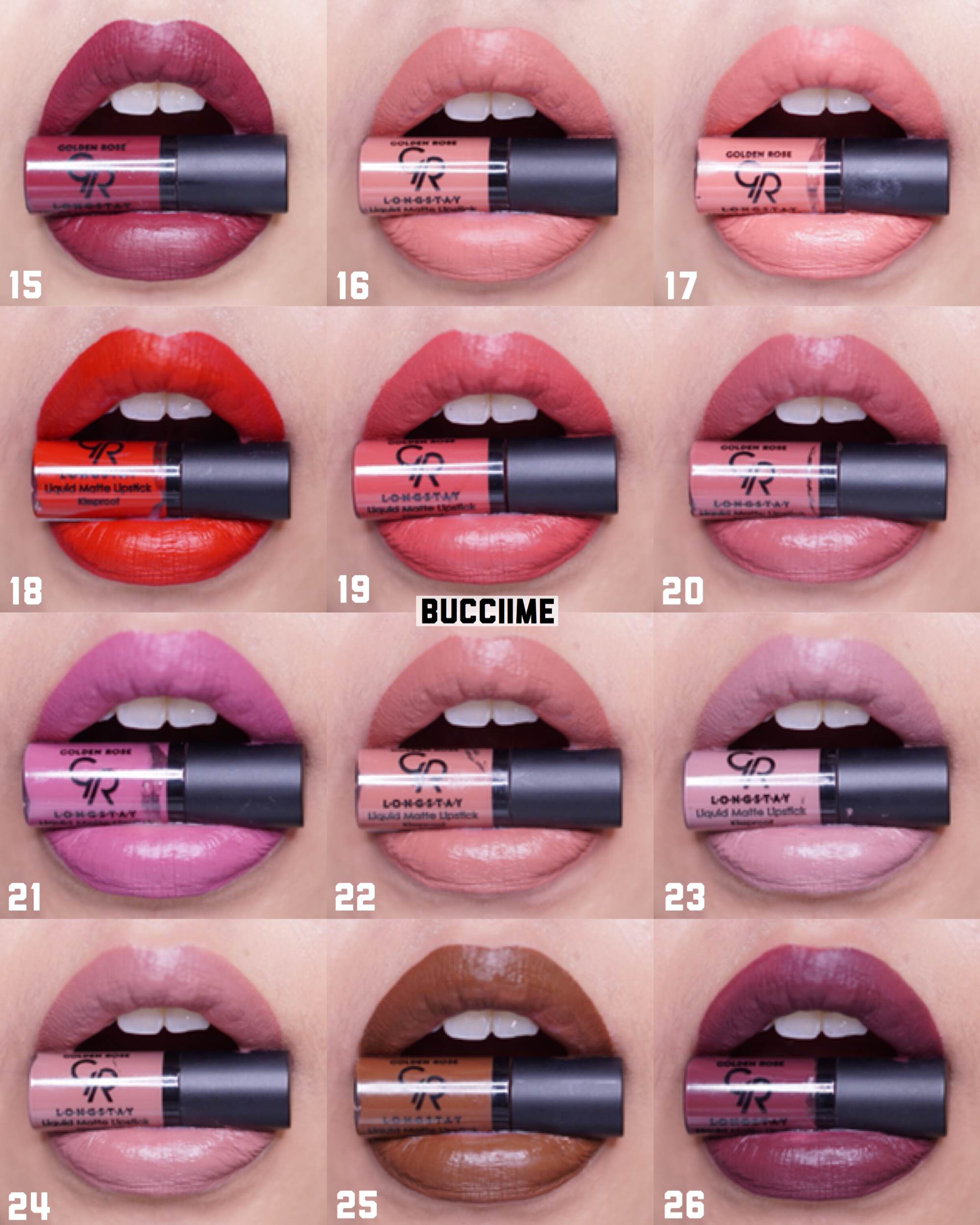 Golden Rose Longstay Liquid Matte Lipstick 24 Lipstutorialorg