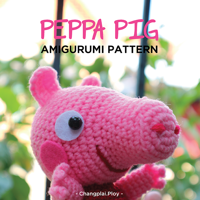 crochet peppa pig bag