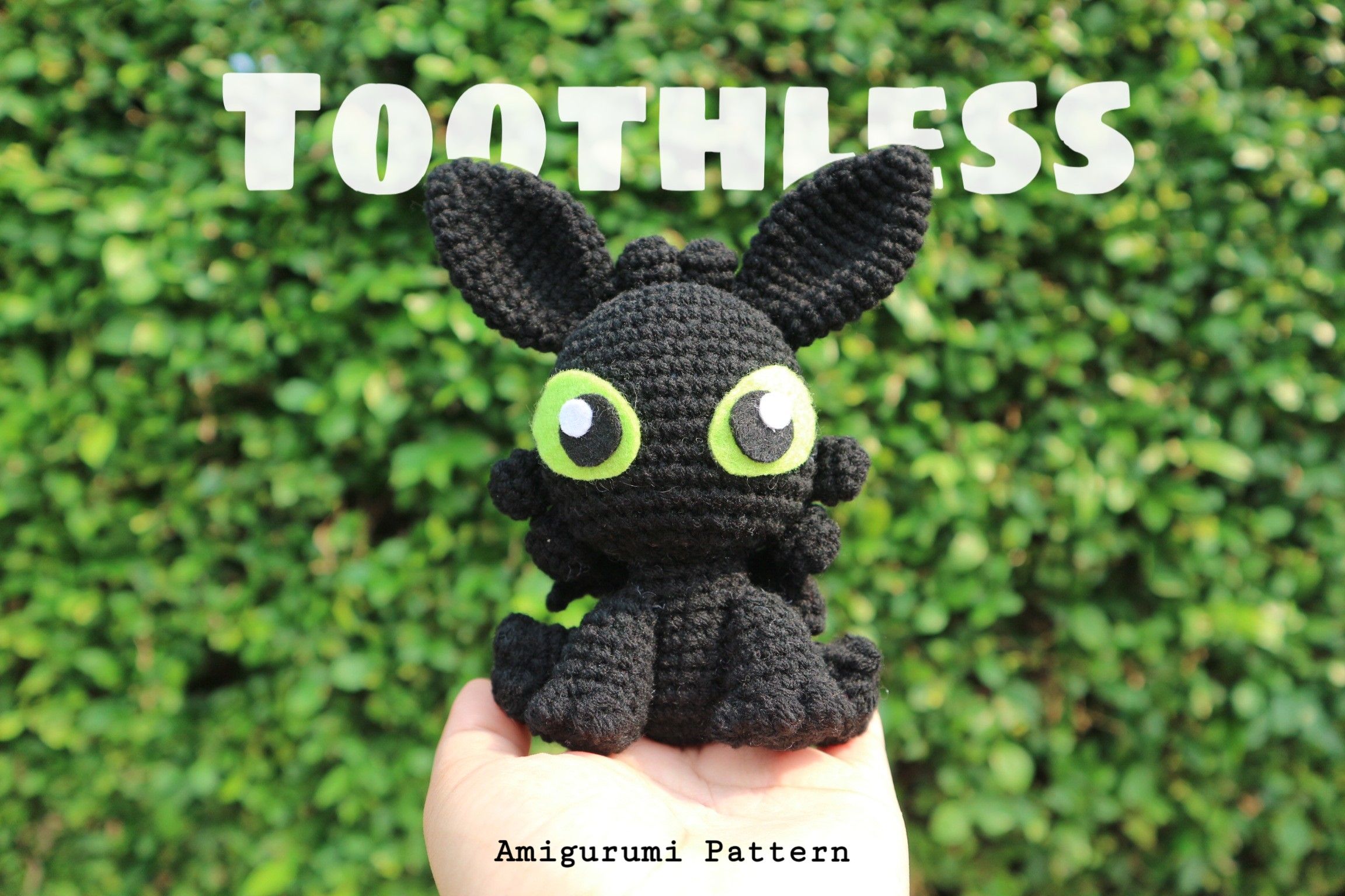 Toothless Amigurumi Pattern