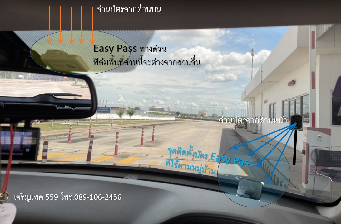 easy pass ทางด่วนต่างจาก easy pass ที่ใช้ในหมู่บ้านอย่างไร?