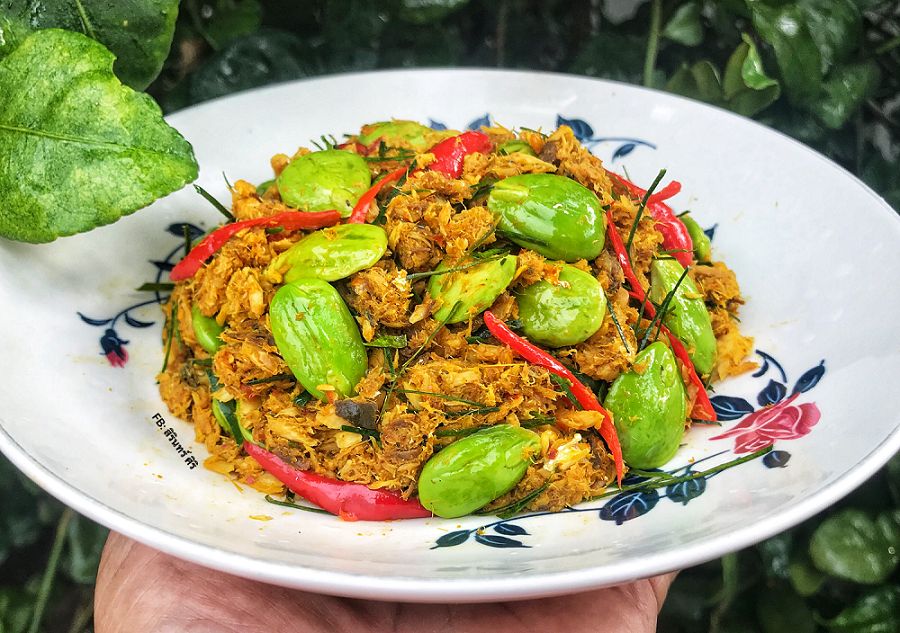 ธาตุไฟเข้าแทรกลมปราณแตกซ่าน คั่วกลิ้งปลาทู ( Stir