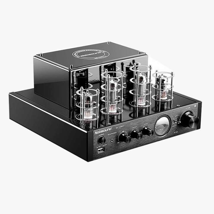 แอมป์หลอด Nobsound MS-10DMKII MP3 HiFi 2.0 Home Audio Bluetooth Vacuum