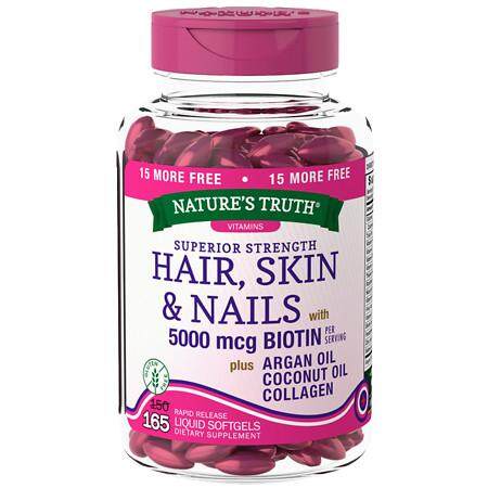 Natures Truth Biotin ͵Թ Superior Strength Hair , Skin & Nails