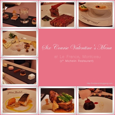 View of Six Course Valentine's Dinner @ 1* Michelin Star Restaurant: Le France ...