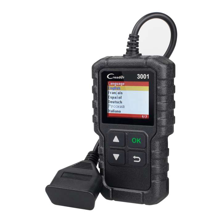เครื่องสแกนรถยนต์ Full OBD2/EOBD เครื่องวิเคราะห์ 3001 รหัสเครื่องสแกนเนอร์ CR3001