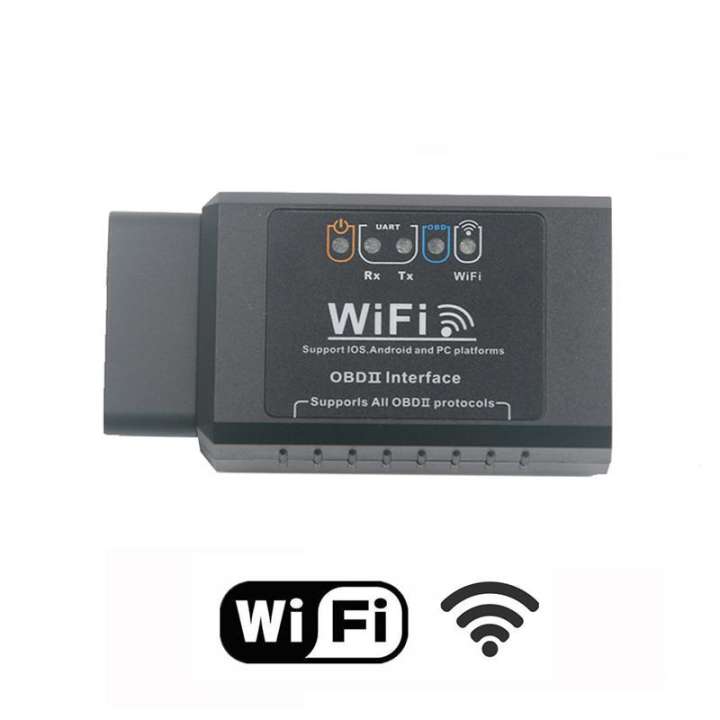 เครื่องสแกนรถยนต์ ELM327 WIFI OBD2 OBDII รถยนต์วินิจฉัยเครื่องมือสแกนสำหรับ iOS Android