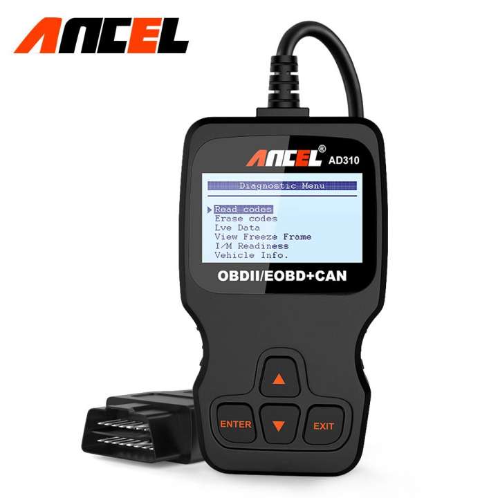 เครื่องสแกน ANCEL AD310 คลาสสิก Enhanced OBD เป็นสากลเครื่องสแกน OBD-II