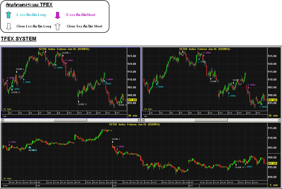 Trading system tfex
