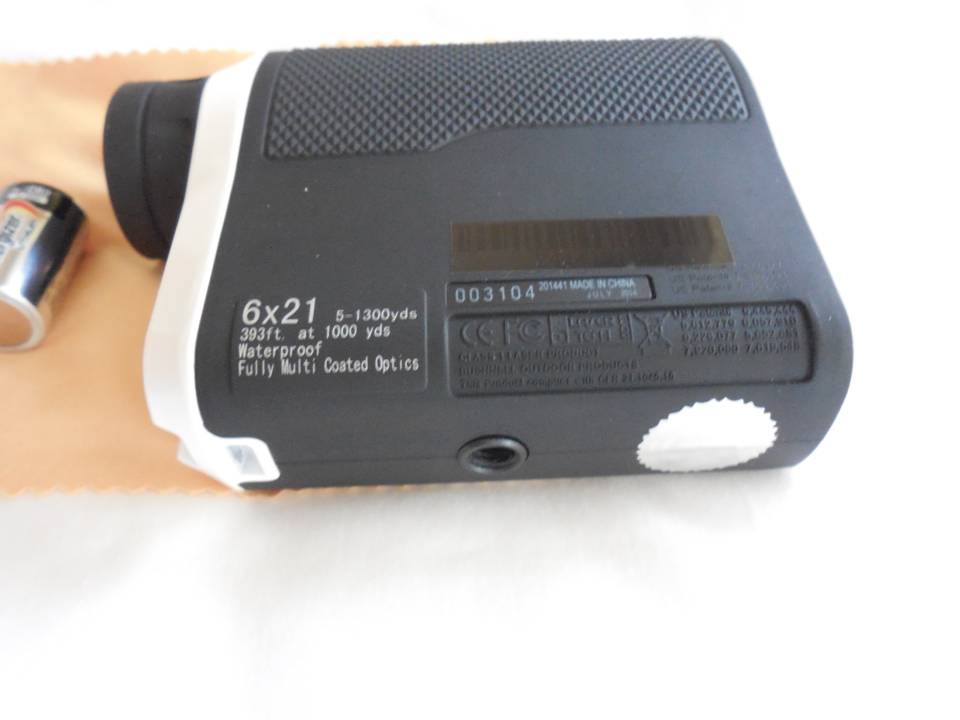 2014m09d29 Bushnell Laser Rangefinder, Tour Z6 JOLT Slope