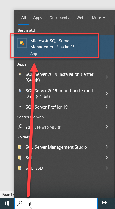 ms sql เริ่มต้น