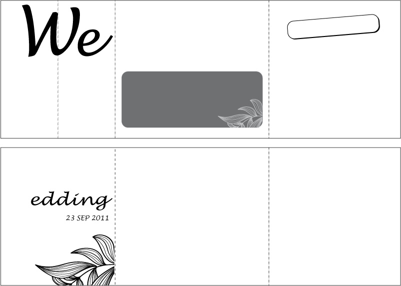 wedding card pattern