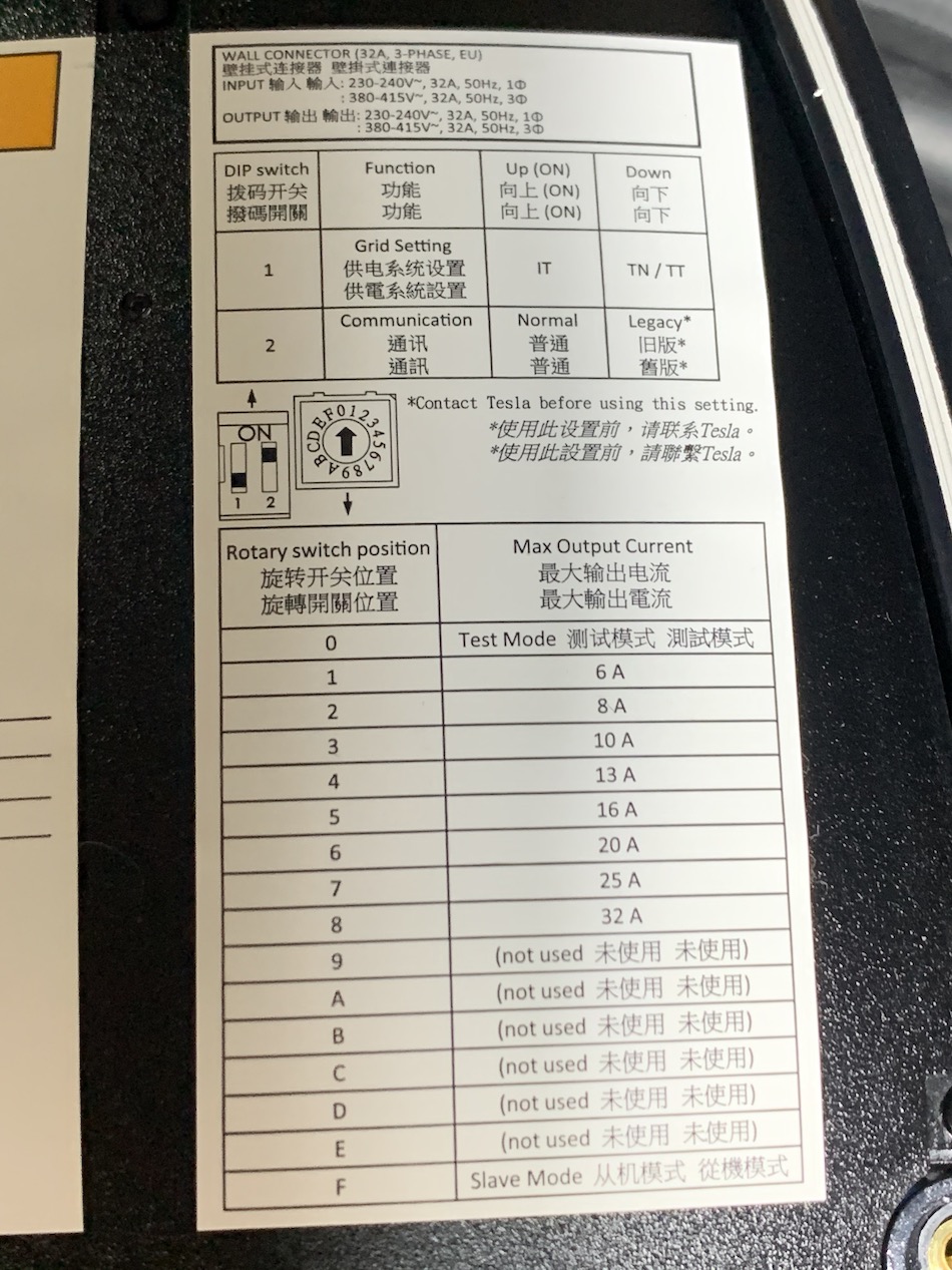 Installing Tesla wall connector