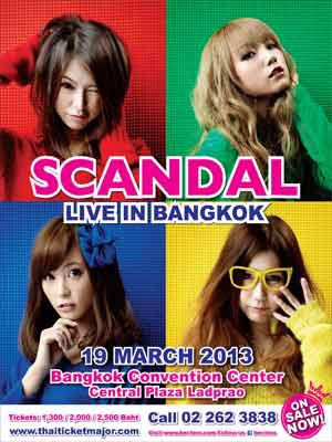 SCANDAL Live in Bangkok 2013