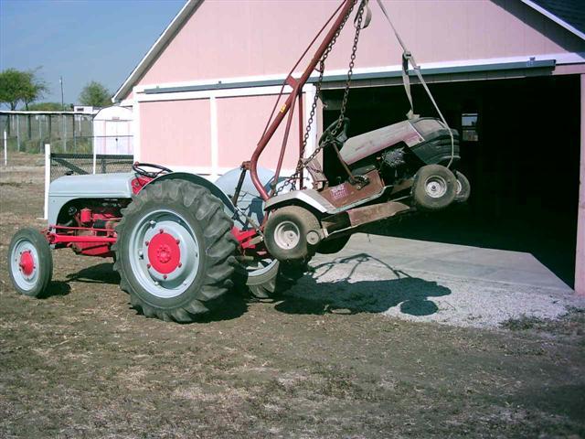 Ford tractor boom lift #7