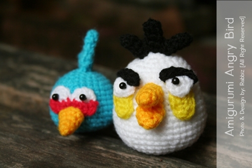 Angry White Bird & Angry Blue Bird