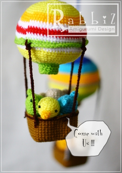 Amigurumi Hot Air Balloon