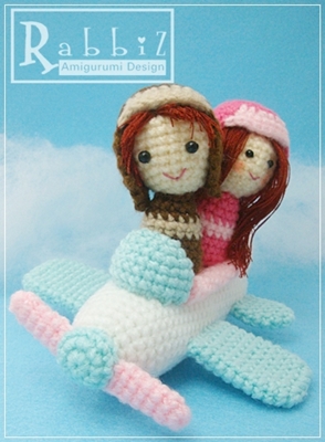amigurumi airplane