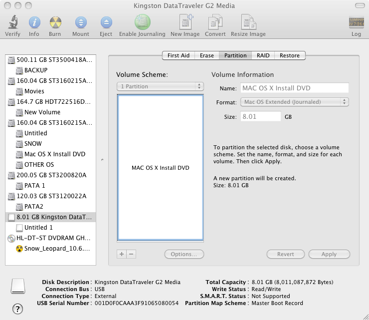 how to put os x snow leopard iso on usb hackintosh