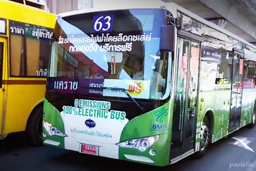 First Thailand Electric Bus  Green Energy For Future