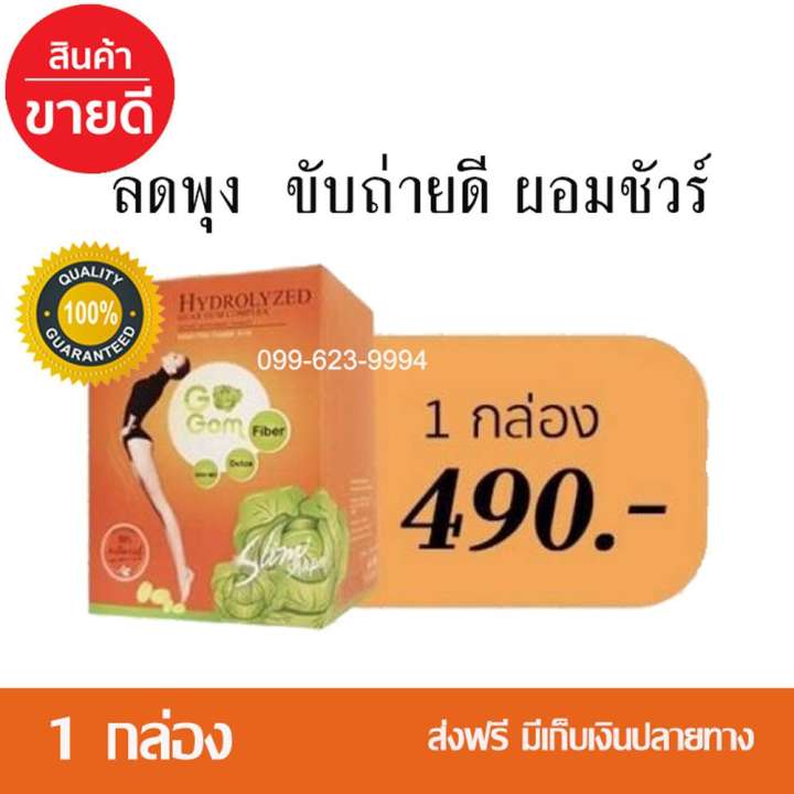 GoGom Fiber Detox ดีท็อก ดีท็อกลําไส้ ดีท็อกซ์ ดีท็อกซ์ลําไส้ ดีท็อกลดพุง