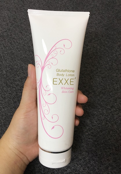 glutathione body lotion exxe whitening skin care Exxe' Absolute White Glutathione Body