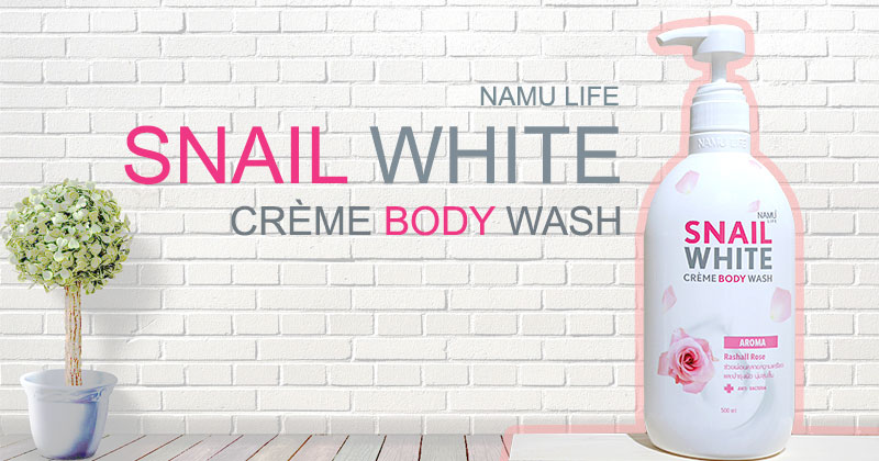 NAMU LIFE SNAILWHITE CRÈME BODY WASH