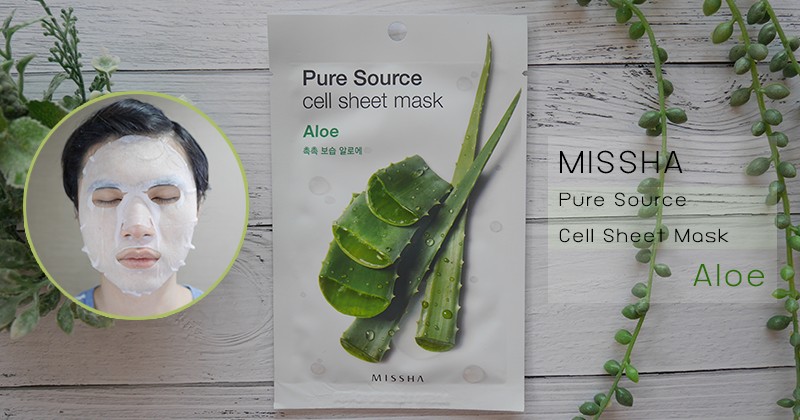 Review Missha Pure Source Cell Sheet Mask  Aloe
