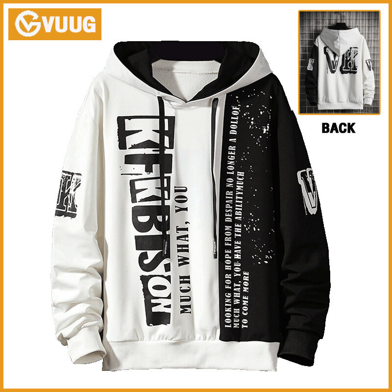 เสื้อฮู้ด VUUG ผู้ชายเสื้อกันหนาว