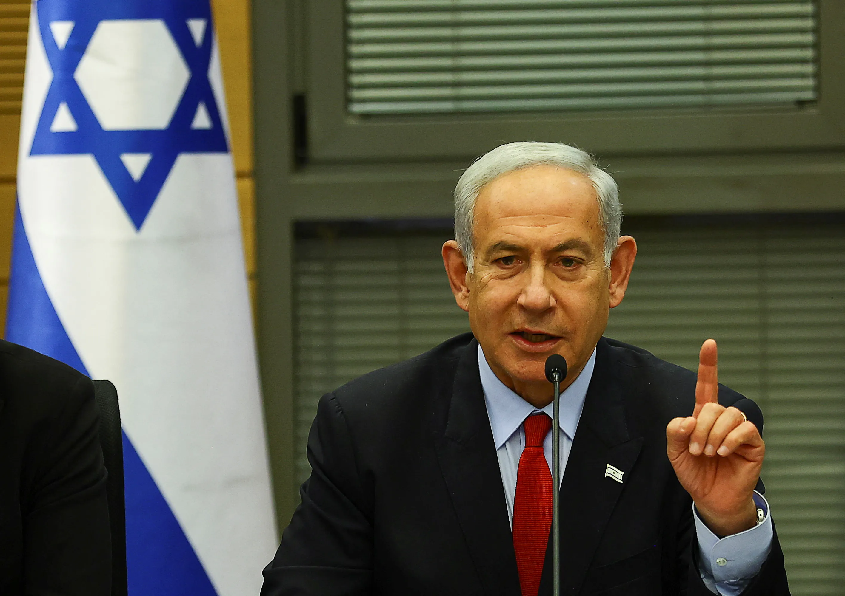 Israeli Prime Minister Benjamin Netanyahu has denied that his country has any plans to reoccupy Gaza [File: Ronen Zvulun/Reuters]