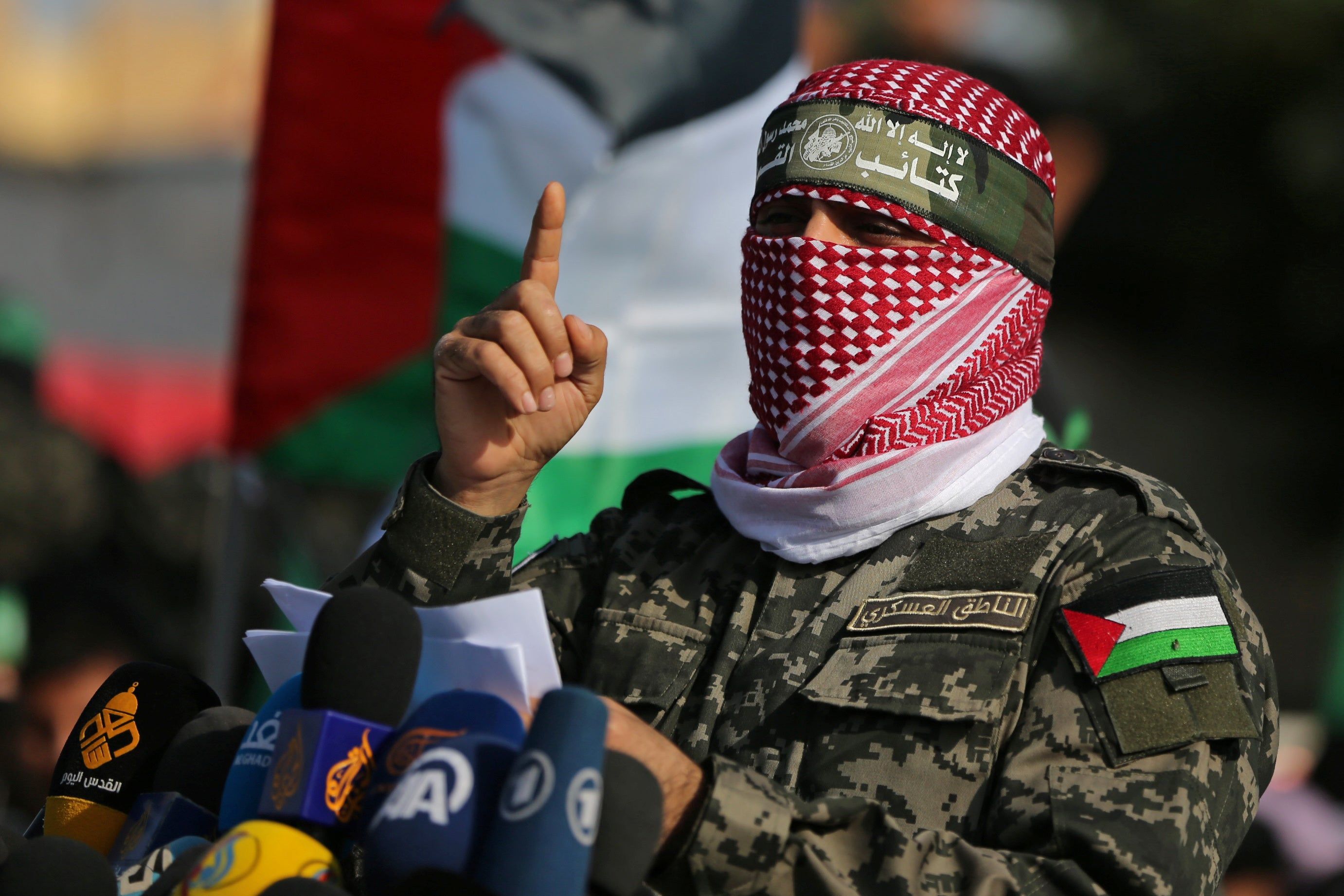 Abu Ubaida, the spokesman of the Izz el-Deen al-Qassam Brigades