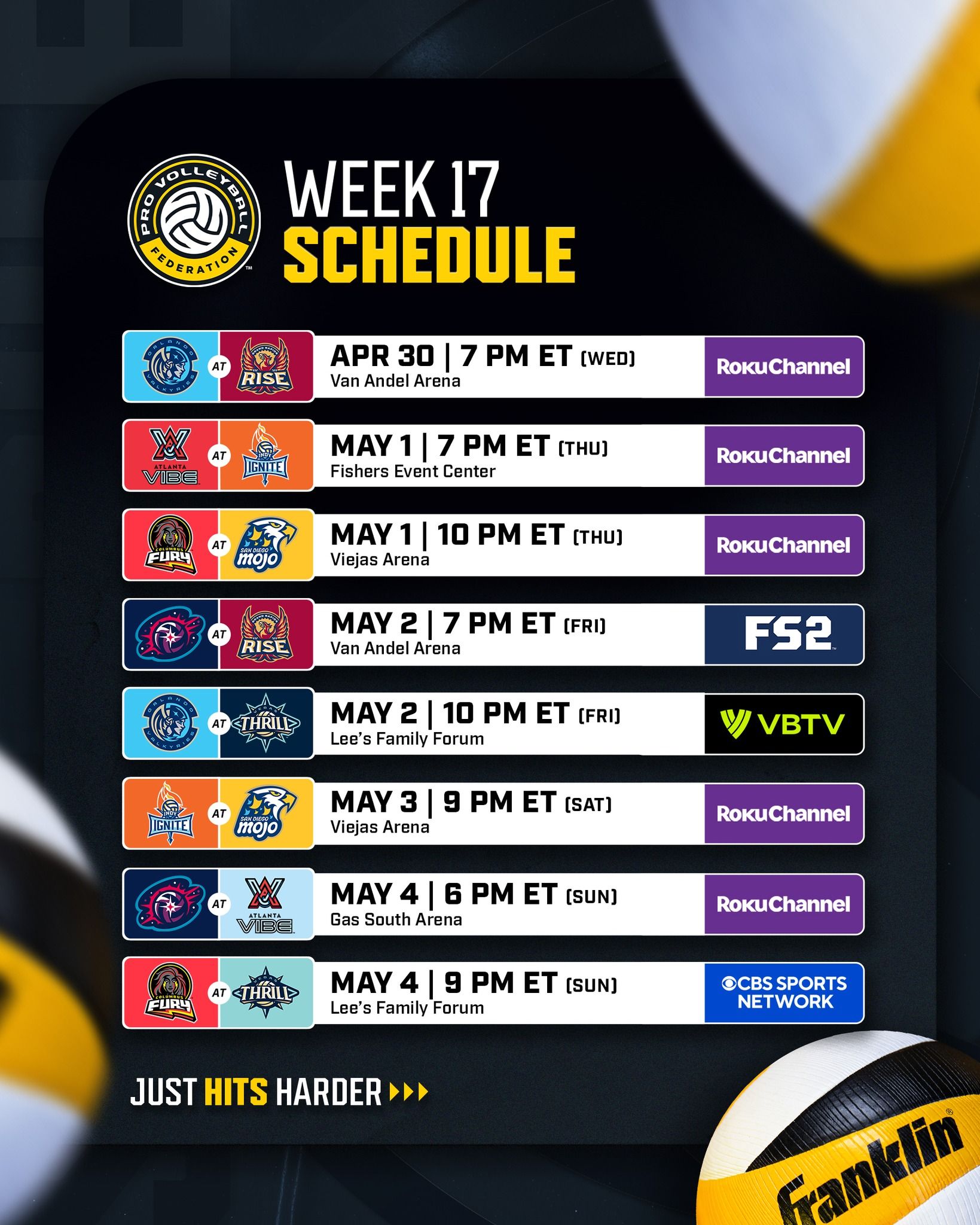Pro Volleyball Federation 28/05/2025 · ⏳ The final week of the PVF regular season is HERE! 🏐🔥