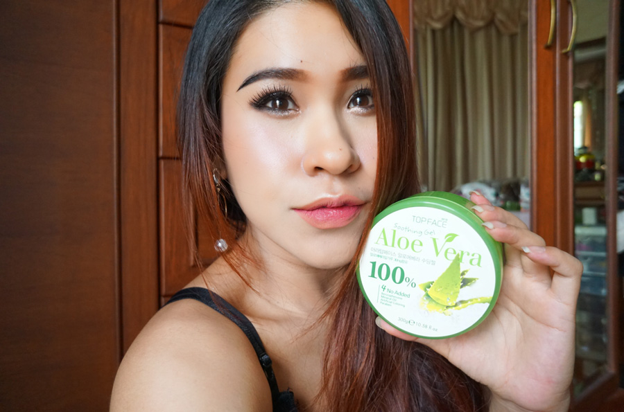 รีวิว TopFace Aloe vera soothing gel และ soothing gel