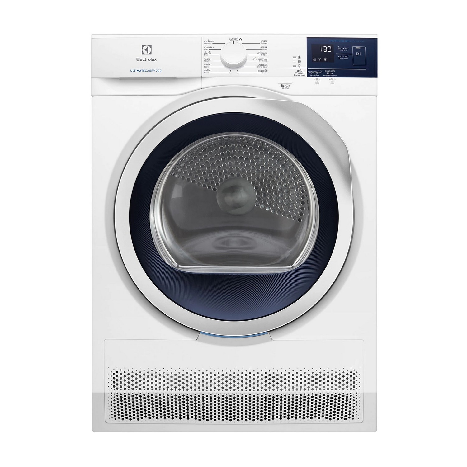 Electrolux เครื่องอบผ้าระบบควบแน่น รุ่น UltimateCare™ 700 ความจุ 8 กก. รุ่น EDC804CEWA