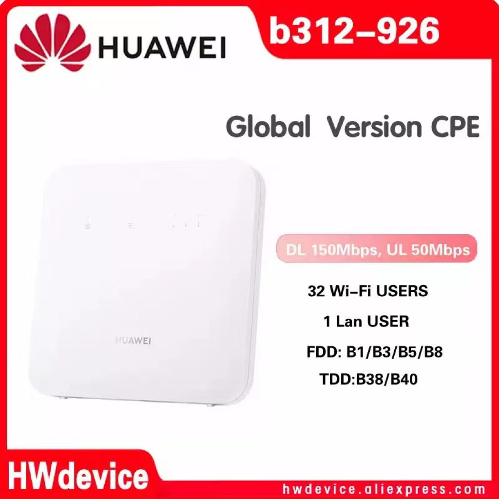 เร้าเตอร์ใส่ซิม 4G Huawei router B311B-853 B312-926 /wifi 3G/4G