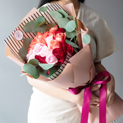 ช่อดอกไม้วาเลนไทน์ร้าน A Flower Room