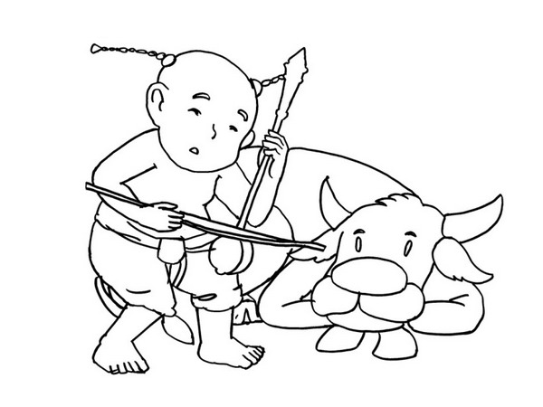 การ์ตูนไทย 003 สีซอให้ควายฟัง