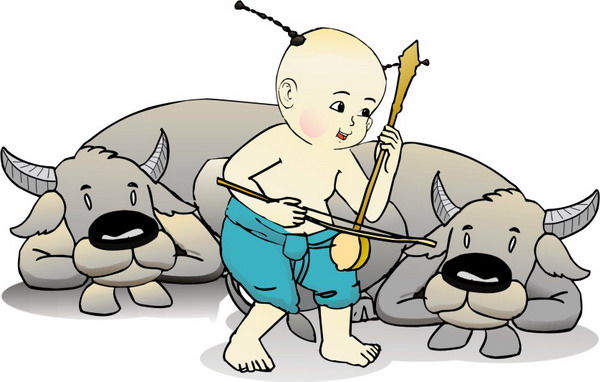การ์ตูนไทย 003 สีซอให้ควายฟัง