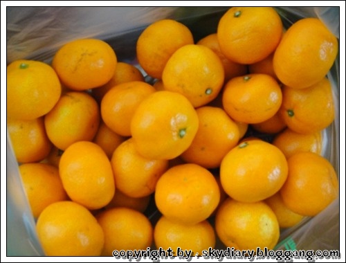 ส้ม หนึ่งถุง 300 Yen