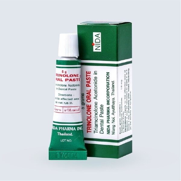 ͹㹻ҡ Trinolone oral paste Ź Դ»ҡ ҡѡʺͧ㹻ҡ